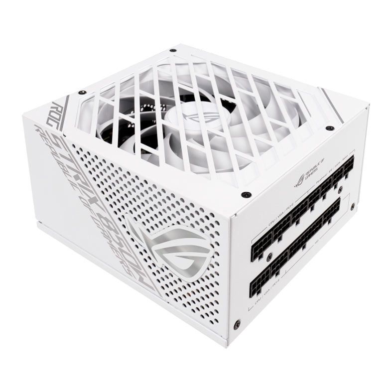 Fonte Asus ROG STRIX, 850W, Full Modular, 80 Plus Gold, Branca, ROG-STRIX-850W-WHITE