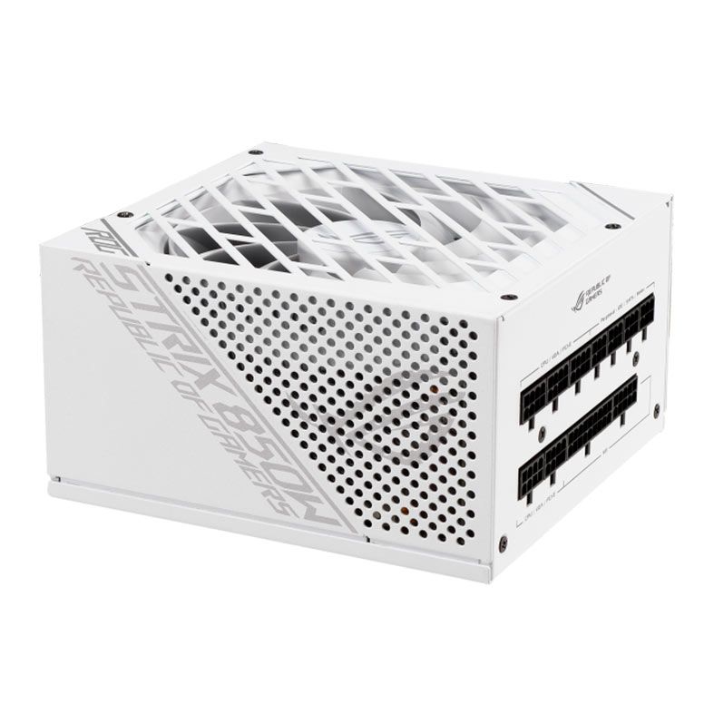 Fonte Asus ROG STRIX, 850W, Full Modular, 80 Plus Gold, Branca, ROG-STRIX-850W-WHITE