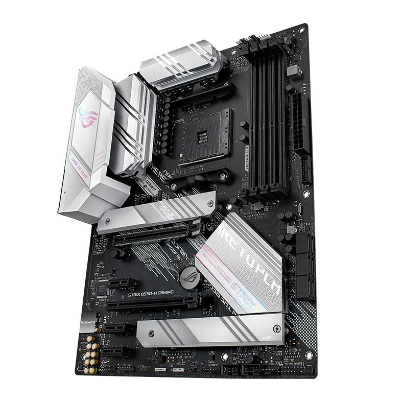豊富な商品から Mae Placa Asus AM4 Socket DDR4 Gaming B550-A Strix ROG マザーボード