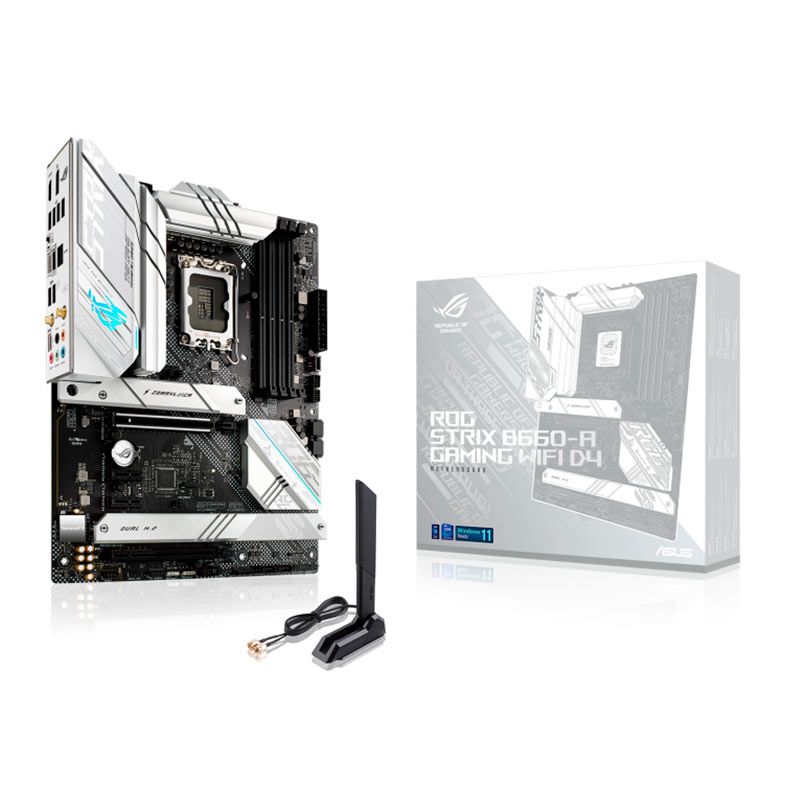 Placa Mae Asus ROG Strix B660-A Gaming WIFI D4, DDR4, Socket LGA1700, ATX, Chipset Intel B660, ROG STRIX B660-A GAMING WIFI D4