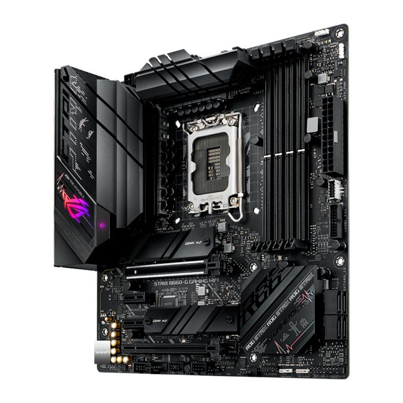 Placa Mae Asus ROG Strix B660-G Gaming WIFI, DDR5, Socket LGA1700, M-ATX, Chipset Intel B660, ROG STRIX B660-G GAMING WIFI