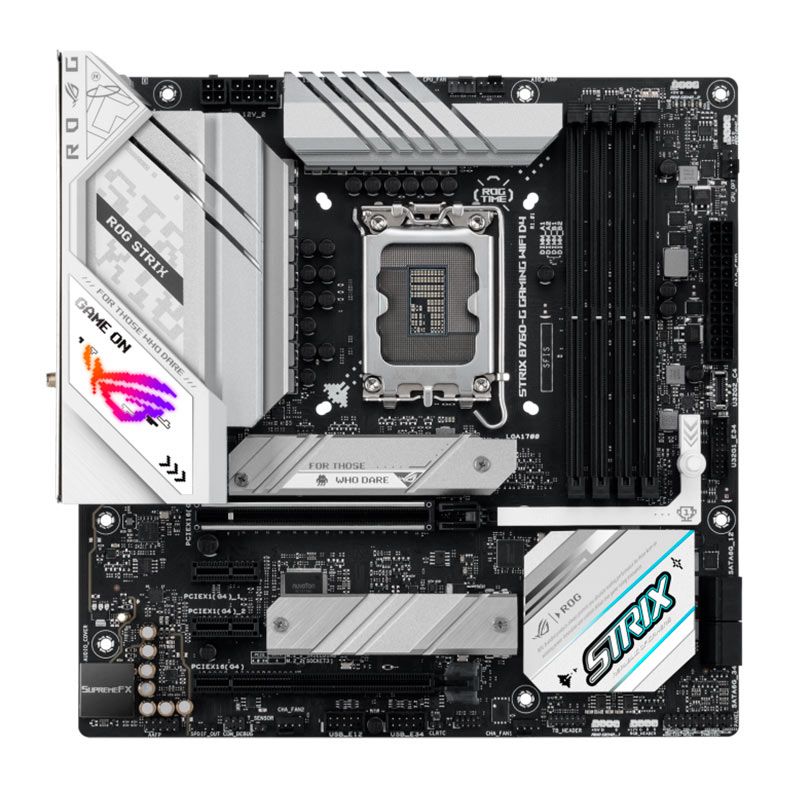 Placa Mae Asus ROG Strix B760-G Gaming WIFI D4, DDR4, Socket LGA1700, M-ATX, Chipset Intel B760, ROG-STRIX-B760-G-GAMING-WIFI-D4