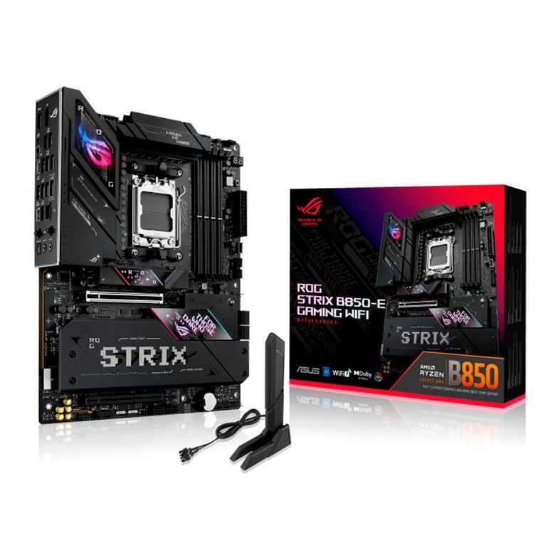 Placa Mae Asus ROG Strix B850-E Gaming WiFi, DDR5, Socket AMD AM5, ATX, Chipset AMD B850, ROG-STRIX-B850-E-GAMING-WIFI