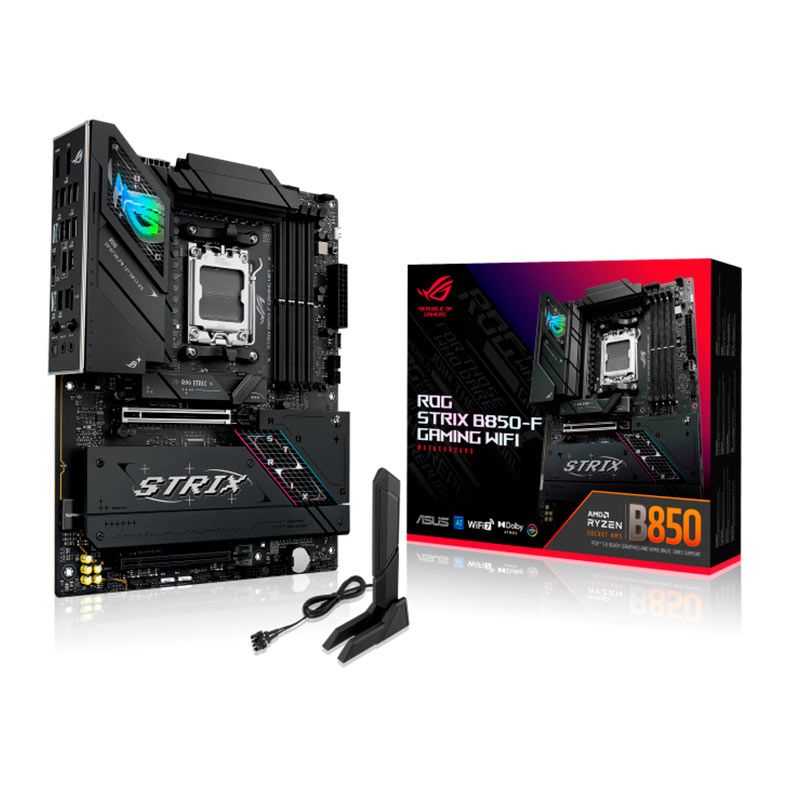 Placa Mae Asus ROG Strix B850-F Gaming WiFi, DDR5, Socket AMD AM5, ATX, Chipset AMD B850, ROG-STRIX-B850-F-GAMING-WIFI