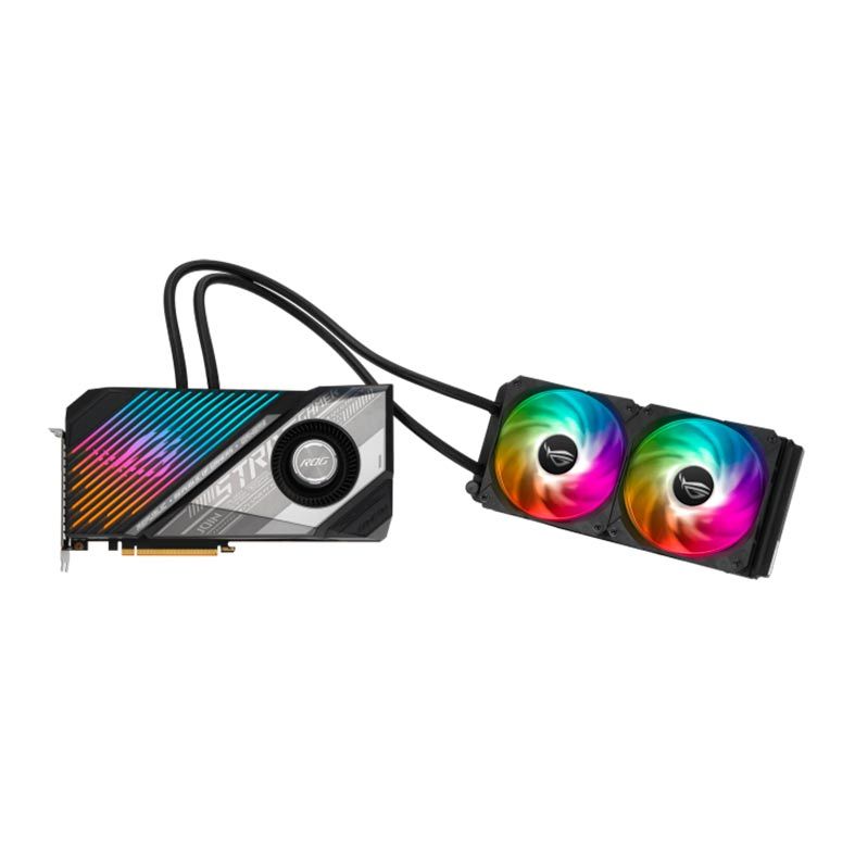 Placa de Video Asus Radeon RX 6900 XT 16GB GDDR6 OC ROG Strix LC 2‎56-bit, ROG-STRIX-LC-RX6900XT-O16G-GAMING