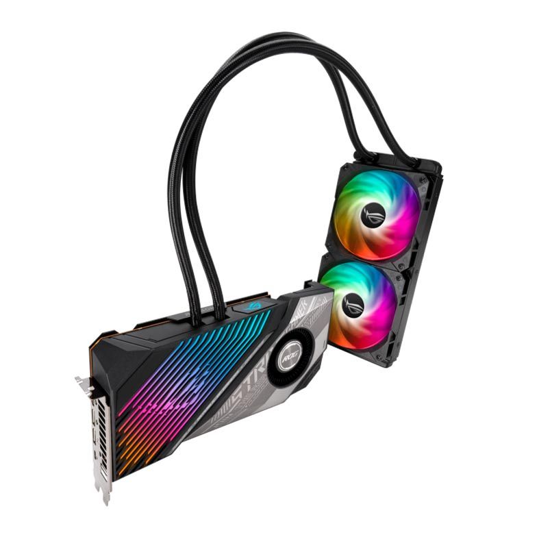 Placa de Video Asus Radeon RX 6900 XT 16GB GDDR6 OC ROG Strix LC 2‎56-bit, ROG-STRIX-LC-RX6900XT-O16G-GAMING