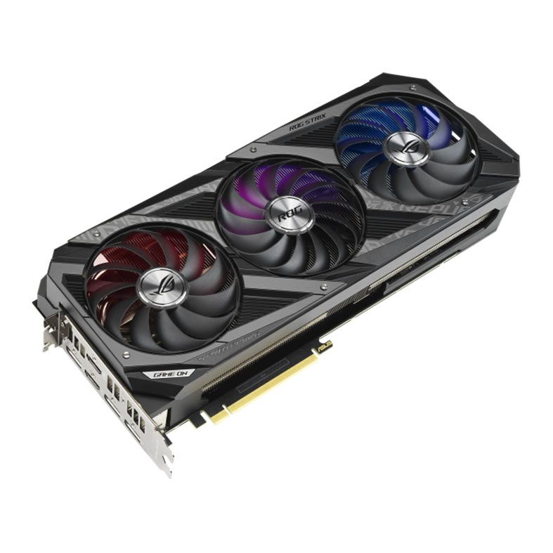 Placa de Video Asus GeForce RTX 3060 Ti ROG Strix OC, LHR, 8GB, GDDR6, 256-bit, ROG-STRIX-RTX3060TI-O8G-V2-GAMING