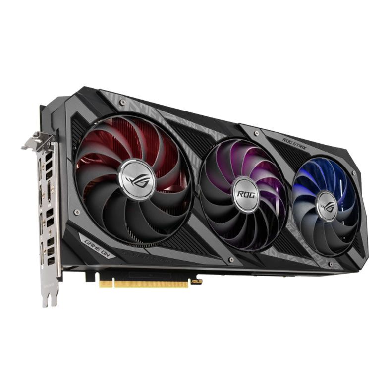 Placa de Video Asus RTX 3070 Rog Strix V2 Gaming, LHR, 8GB, GDDR6, 256-bit, ROG-STRIX-RTX3070-8G-V2-GAMING