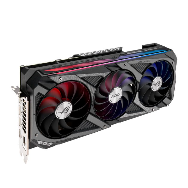 Placa de Video Asus GeForce RTX 3080 ROG Strix OC, LHR, 12GB, GDDR6X, 384-bit, ROG-STRIX-RTX3080-O12G-GAMING