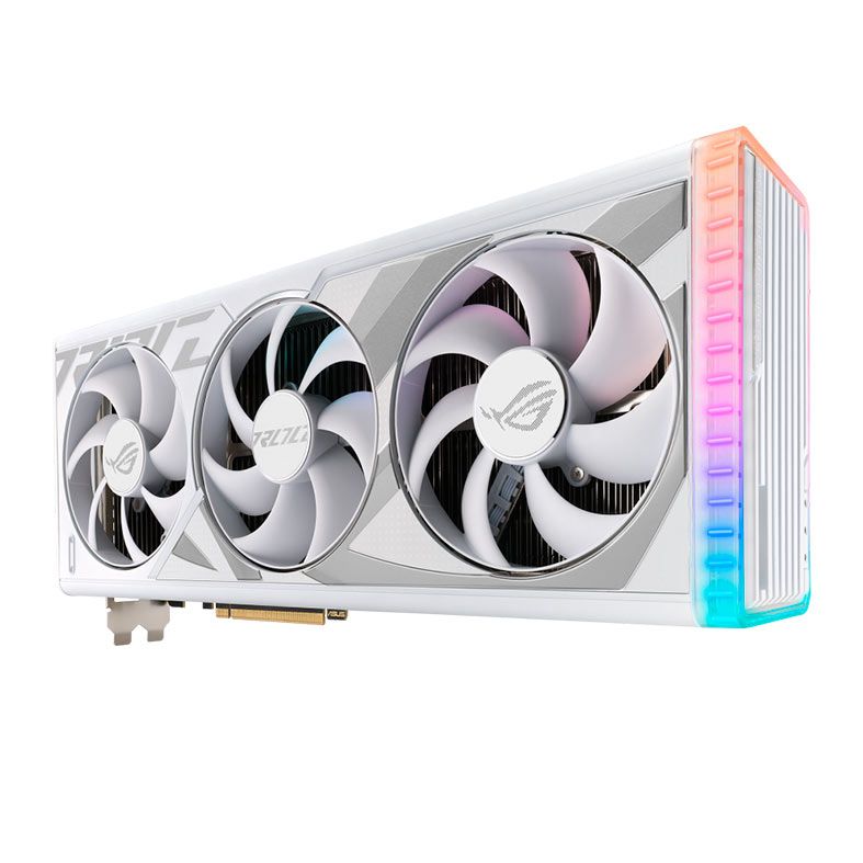 Placa de Video Asus GeForce RTX 4090 ROG Strix White, ARGB, 24GB, GDDR6X, 384-bit, ROG-STRIX-RTX4090-24G-WHITE