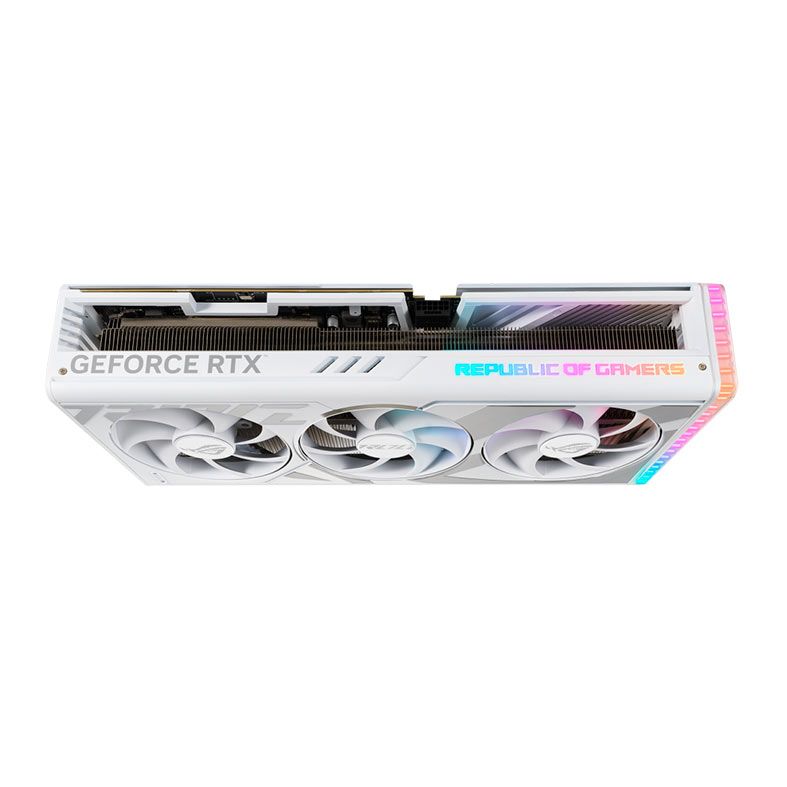 Placa de Video Asus GeForce RTX 4090 ROG Strix White, ARGB, 24GB, GDDR6X, 384-bit, ROG-STRIX-RTX4090-24G-WHITE