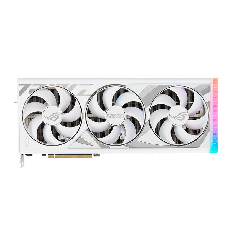 Placa de Video Asus GeForce RTX 4090 ROG Strix White, ARGB, 24GB, GDDR6X, 384-bit, ROG-STRIX-RTX4090-24G-WHITE