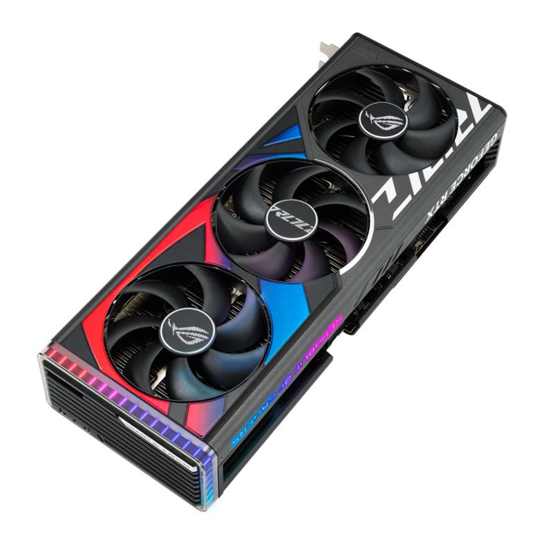 Placa de Video Asus GeForce RTX 4090 ROG Strix OC, ARGB, 24GB, GDDR6X, 384-bit, ROG-STRIX-RTX4090-O24G-GAMING