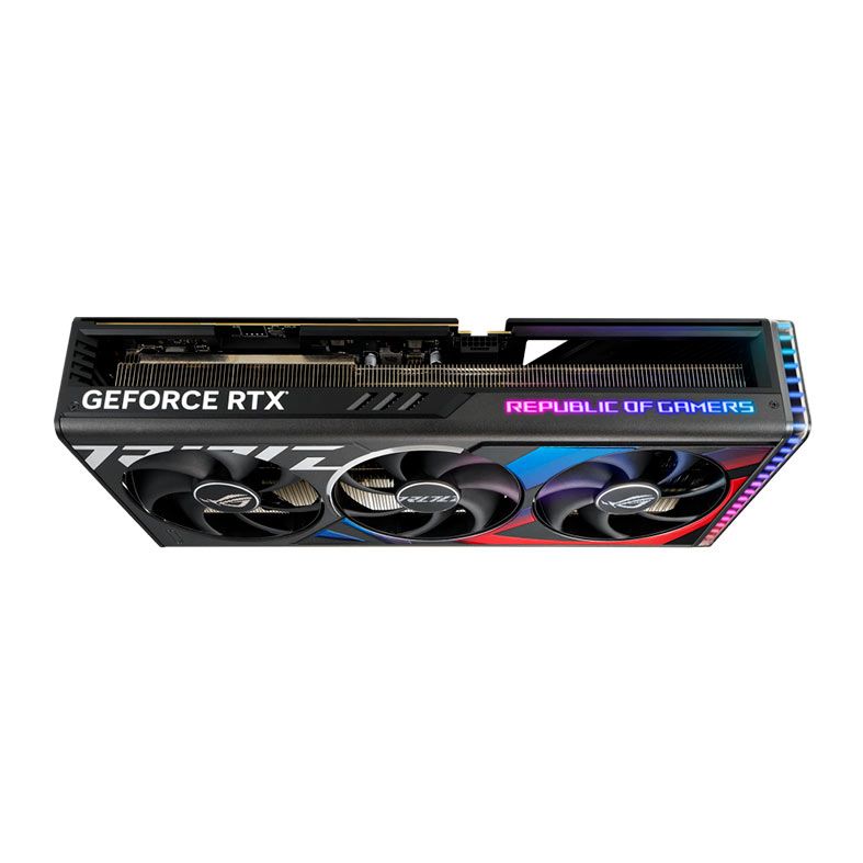 Placa de Video Asus GeForce RTX 4090 ROG Strix OC, ARGB, 24GB, GDDR6X, 384-bit, ROG-STRIX-RTX4090-O24G-GAMING