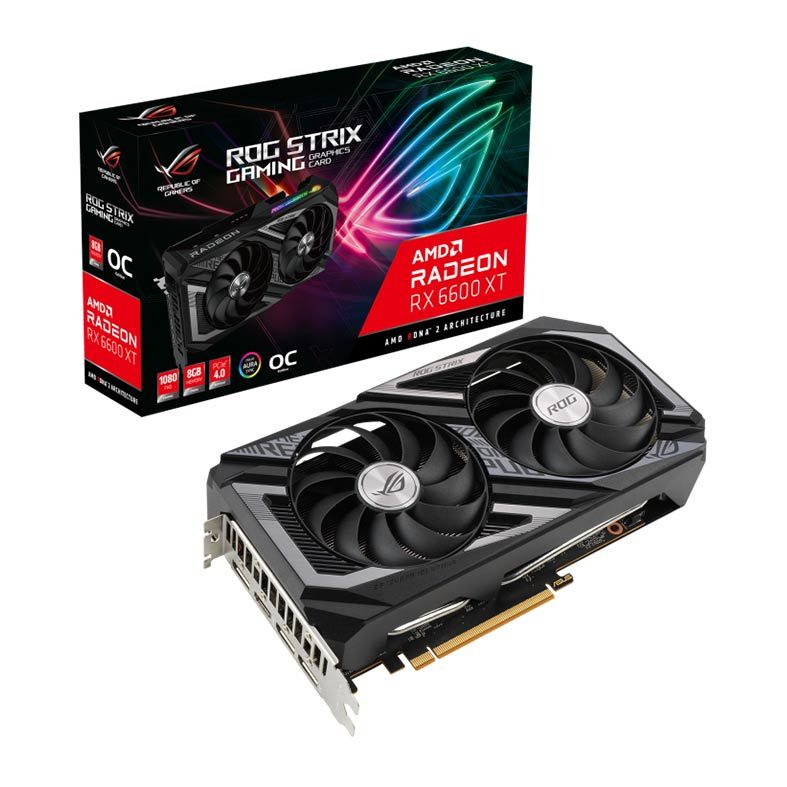 Asus radeon rx 6600 xt dual oc обзор