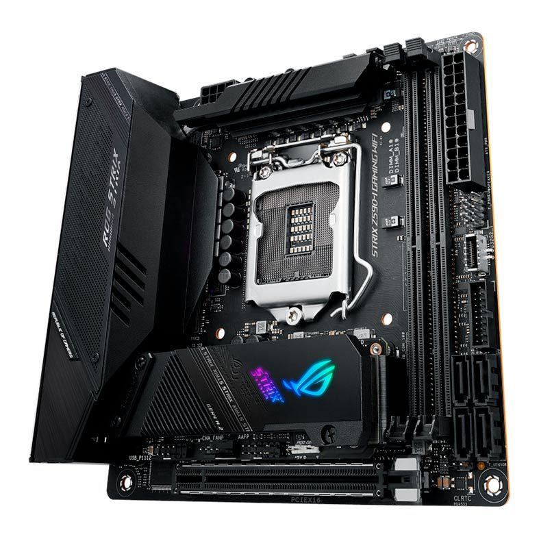 Placa Mae Asus Rog Strix Z590-I Gaming WI-Fi DDR4 Socket LGA1200 Intel Z590, ROG STRIX Z590-I GAMING WIFI