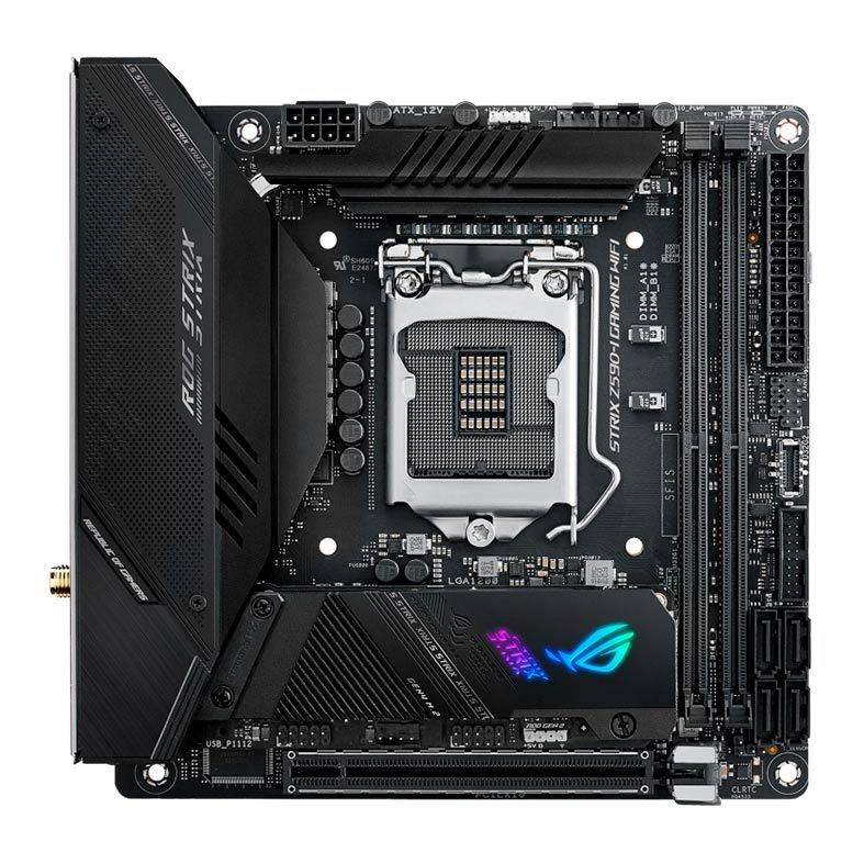 Placa Mae Asus Rog Strix Z590-I Gaming WI-Fi DDR4 Socket LGA1200 Intel Z590, ROG STRIX Z590-I GAMING WIFI