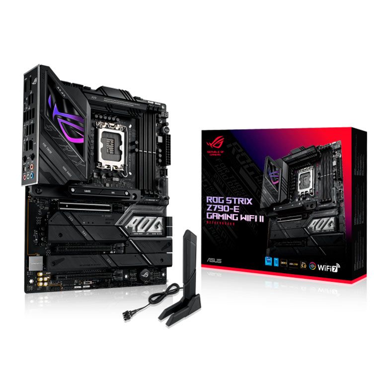Placa Mae Asus Rog Strix Z790-E Gaming Wifi II, DDR5, LGA 1700, ATX, Chipset Intel Z790, ROG-STRIX-Z790-E-GAMING-WIFI-II