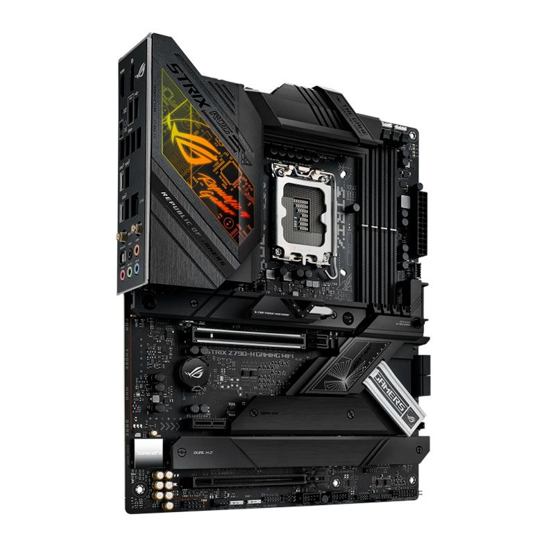 Placa Mae Asus ROG Strix Z790-H Gaming Wifi, DDR5, Socket LGA1700, ATX, Chipset Intel Z790, ROG-STRIX-Z790-H-GAMING-WIFI