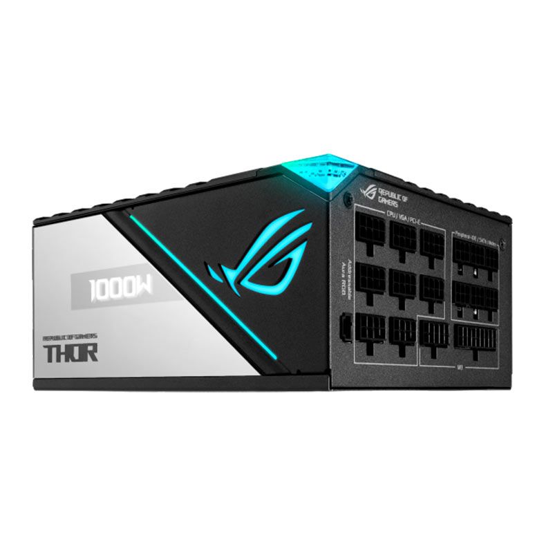 Fonte Asus ROG THOR 1000W Platinum II, RGB, Full Modular, 80 Plus Platinum, ROG-THOR-1000P2-GAMING