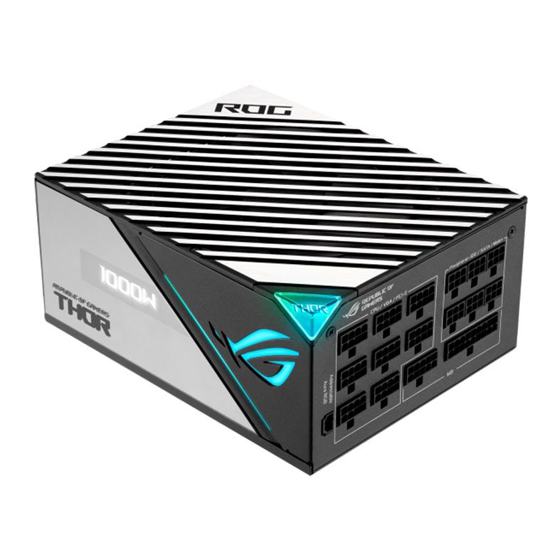 Fonte Asus ROG THOR 1000W Platinum II, RGB, Full Modular, 80 Plus Platinum, ROG-THOR-1000P2-GAMING