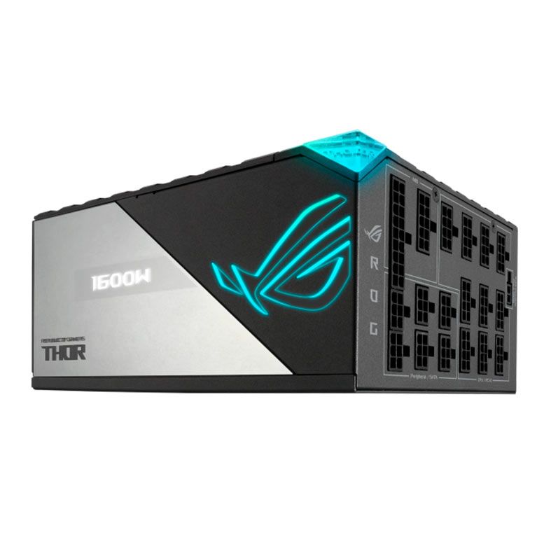 Fonte Asus ROG THOR 1600W Titanium, RGB, Full Modular, 80 Plus Titanium, ROG-THOR-1600T-GAMING