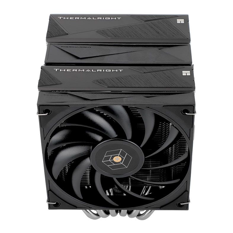Cooler Para Processador Thermalright Royal Knight 120, 2x120mm, Preto e Cinza, TR-RK-120-BK