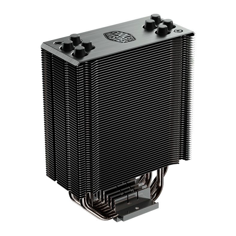 Cooler Para Processador Cooler Master Hyper 212 Black Edition, 120mm, Preto, RR-212S-20PK-R2