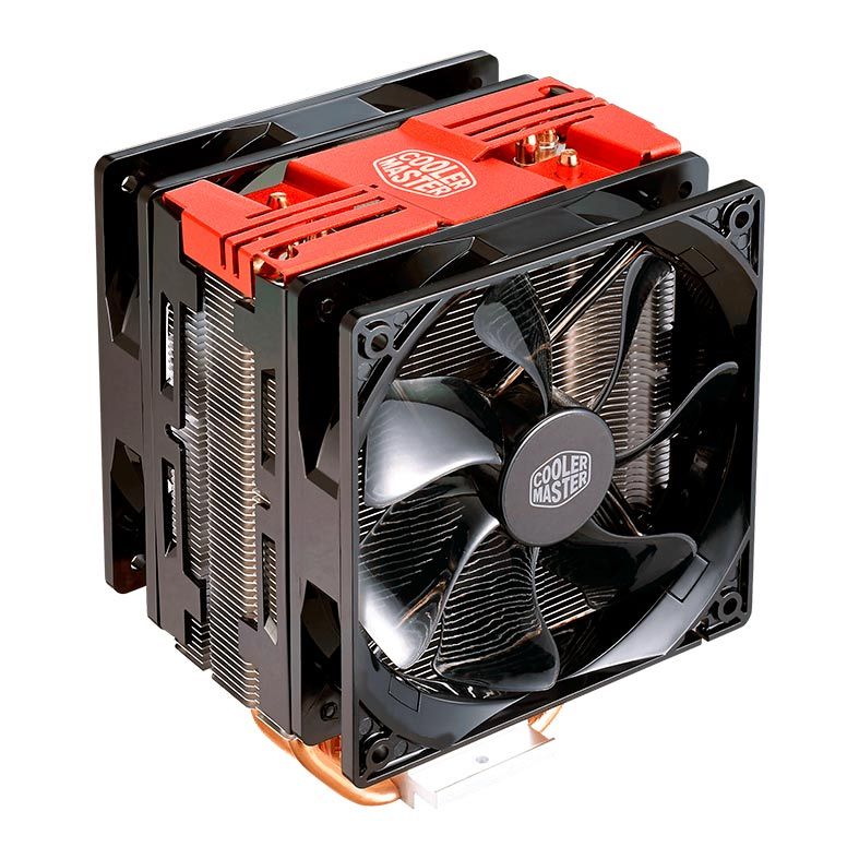 Cooler Para Processador Cooler Master Hyper 212 Turbo LED Vermelho, RR-212TR-16PR-R1