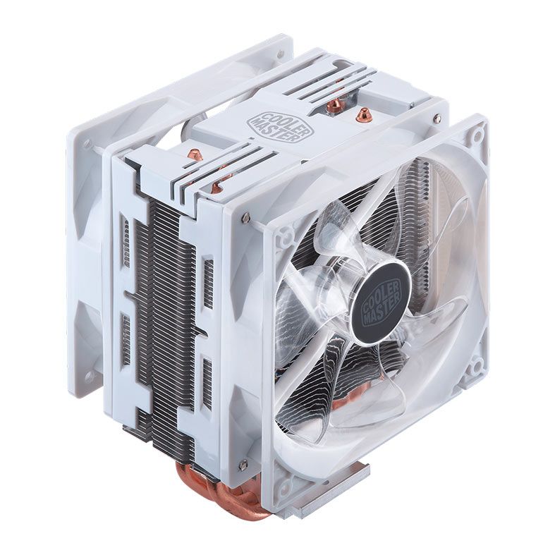 Cooler Para Processador Cooler Master Hyper 212 Led Turbo White Edition, 120mm, RR-212TW-16PW-R1