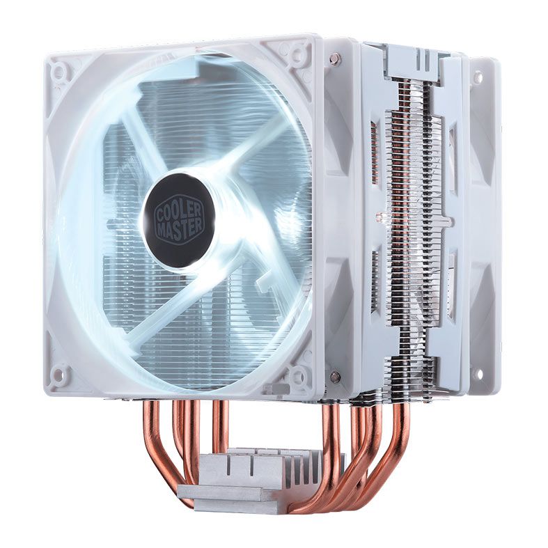Cooler Para Processador Cooler Master Hyper 212 Led Turbo White Edition, 120mm, RR-212TW-16PW-R1