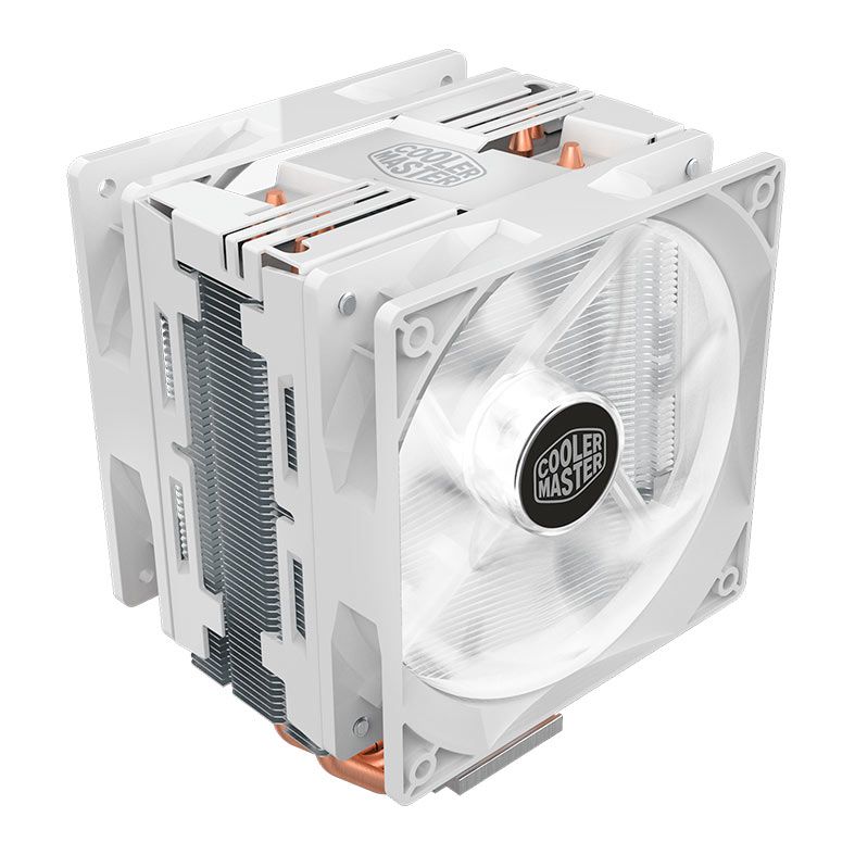Cooler Para Processador Cooler Master Hyper 212 Led Turbo White Edition, 120mm, RR-212TW-16PW-R1