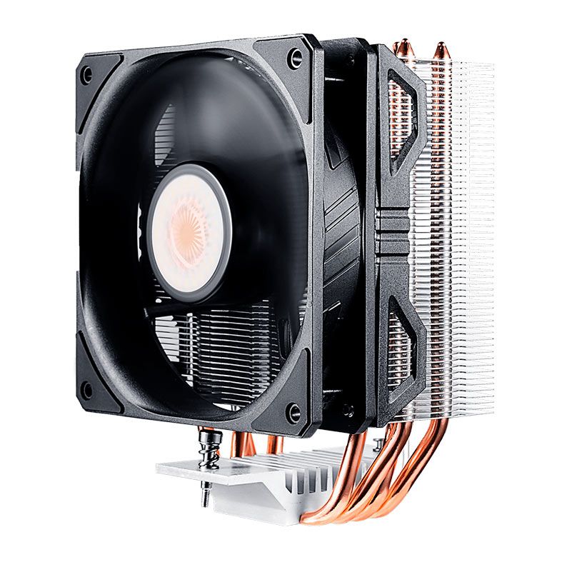 Cooler Para Processador Cooler Master Hyper 212 EVO V2, 120mm, Preto e Prata, RR-2V2E-18PK-R2