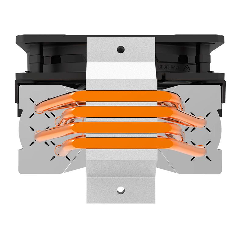 Cooler Para Processador Cooler Master Hyper 212 EVO V2, 120mm, Preto e Prata, RR-2V2E-18PK-R2