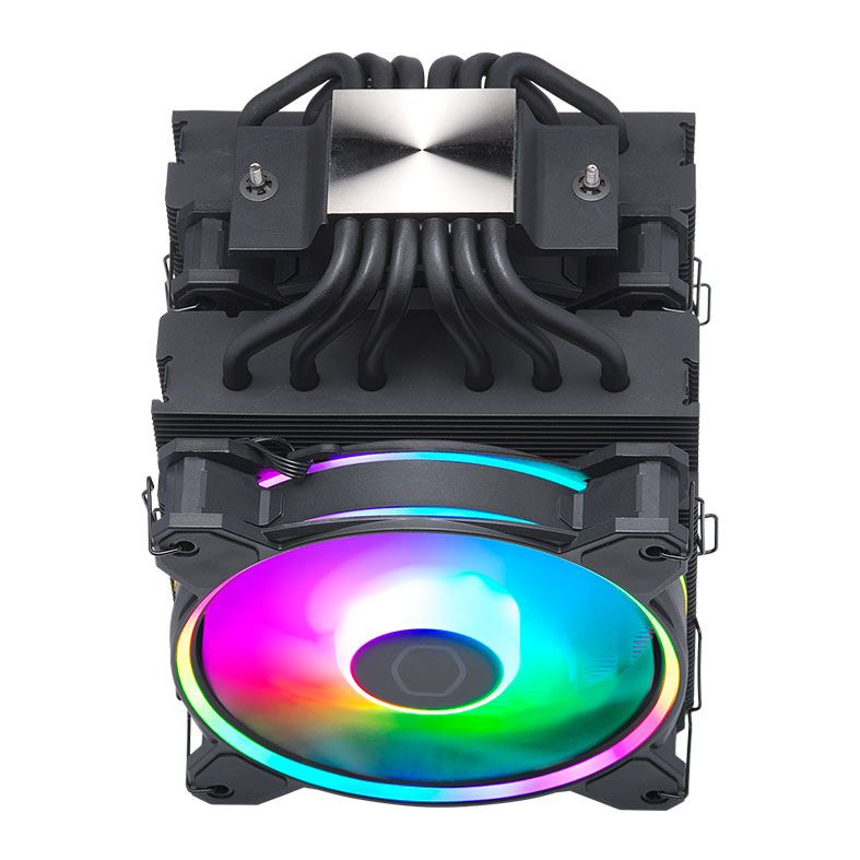 Cooler Para Processador Cooler Master Hyper 622 Halo Black, RGB, 120mm, Preto, RR-D6BB-20PA-R1