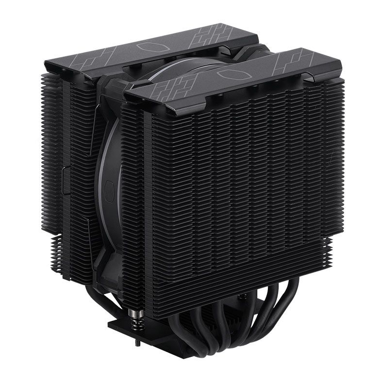 Cooler Para Processador Cooler Master Hyper 622 Halo Black, RGB, 120mm, Preto, RR-D6BB-20PA-R1