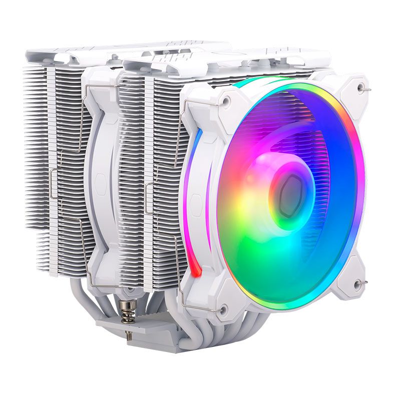 Cooler Para Processador Cooler Master Hyper 622 Halo White, RGB, 120mm, Branco, RR-D6WW-20PA-R1