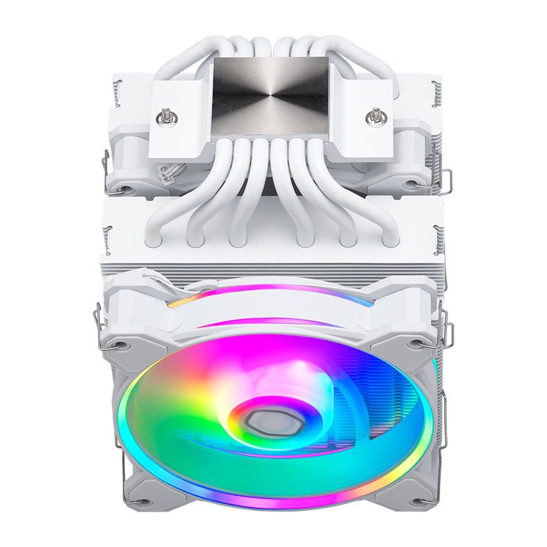 Cooler Para Processador Cooler Master Hyper 622 Halo White, RGB, 120mm, Branco, RR-D6WW-20PA-R1