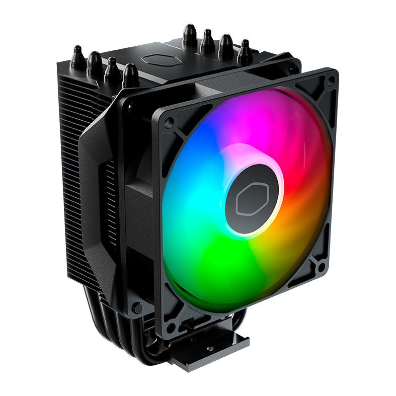 Cooler Para Processador Cooler Master Hyper 411 Nano, ARGB, 92mm, Preto, RR-H410-25PA-R1