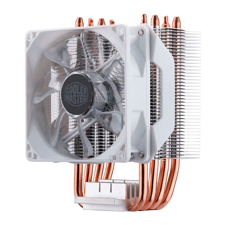 Cooler Para Processador Cooler Master Hyper H410R, Led Branco, 92mm, RR-H41W-20PW-R1