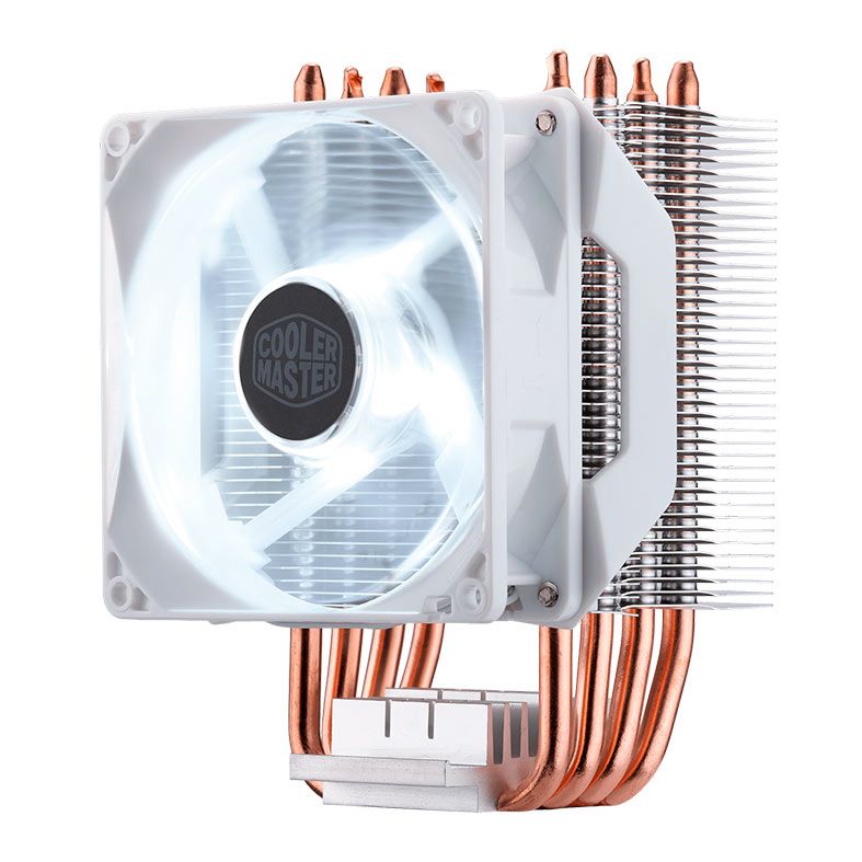 Cooler Para Processador Cooler Master Hyper H410R, Led Branco, 92mm, RR-H41W-20PW-R1