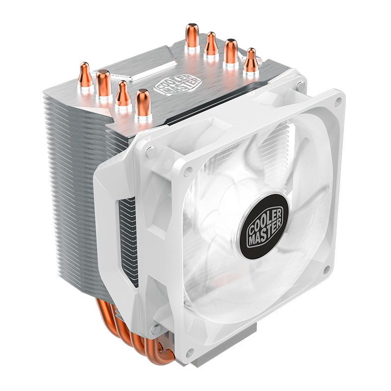 Cooler Para Processador Cooler Master Hyper H410R, Led Branco, 92mm, RR-H41W-20PW-R1