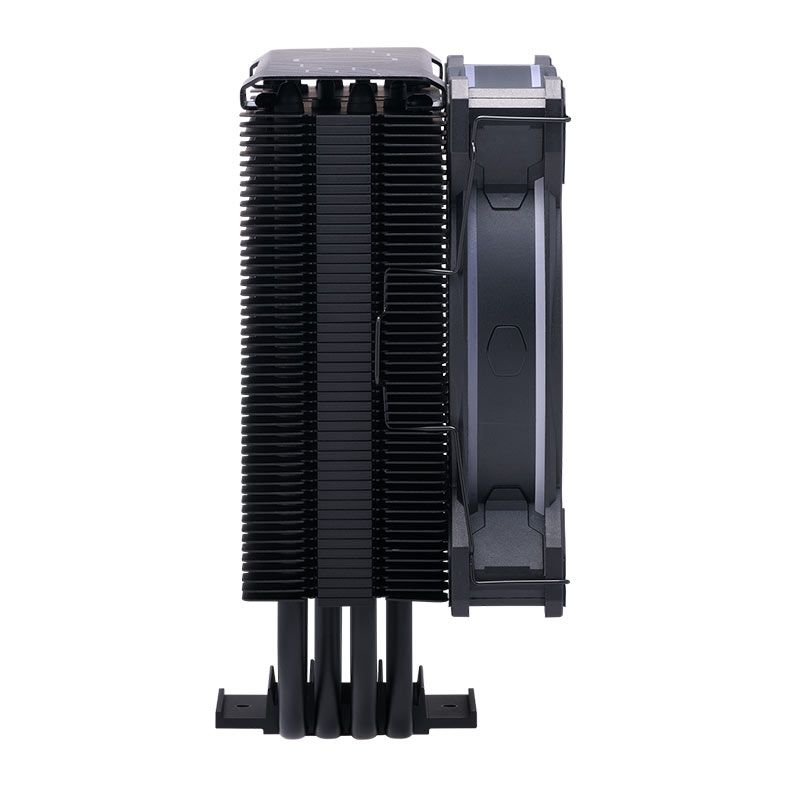 Cooler Para Processador Cooler Master Hyper 212 Halo Black, RGB, 120mm, Preto, RR-S4KK-20PA-R1