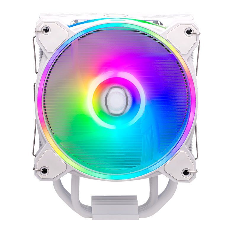 Cooler Para Processador Cooler Master Hyper 212 Halo White, RGB, 120mm, RR-S4WW-20PA-R1