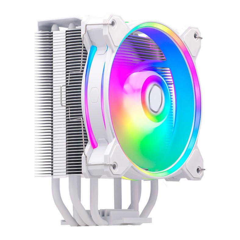 Cooler Para Processador Cooler Master Hyper 212 Halo White, RGB, 120mm, RR-S4WW-20PA-R1