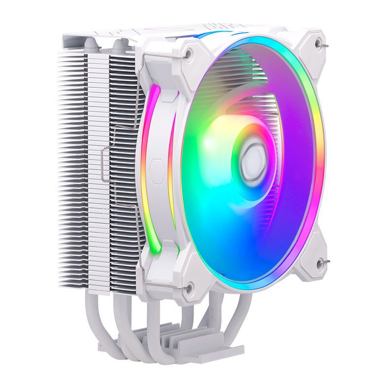 Cooler Para Processador Cooler Master Hyper 212 Halo White, RGB, 120mm, RR-S4WW-20PA-R1