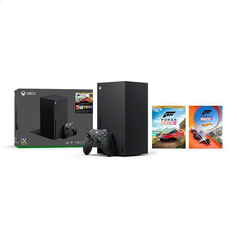 Console Microsoft Xbox Series X Forza Horizon 5 Premium Edition, 1TB, 1 Controle, Preto, RRT-00057