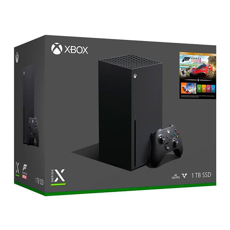 Console Microsoft Xbox Series X Forza Horizon 5 Premium Edition, 1TB, 1 Controle, Preto, RRT-00057