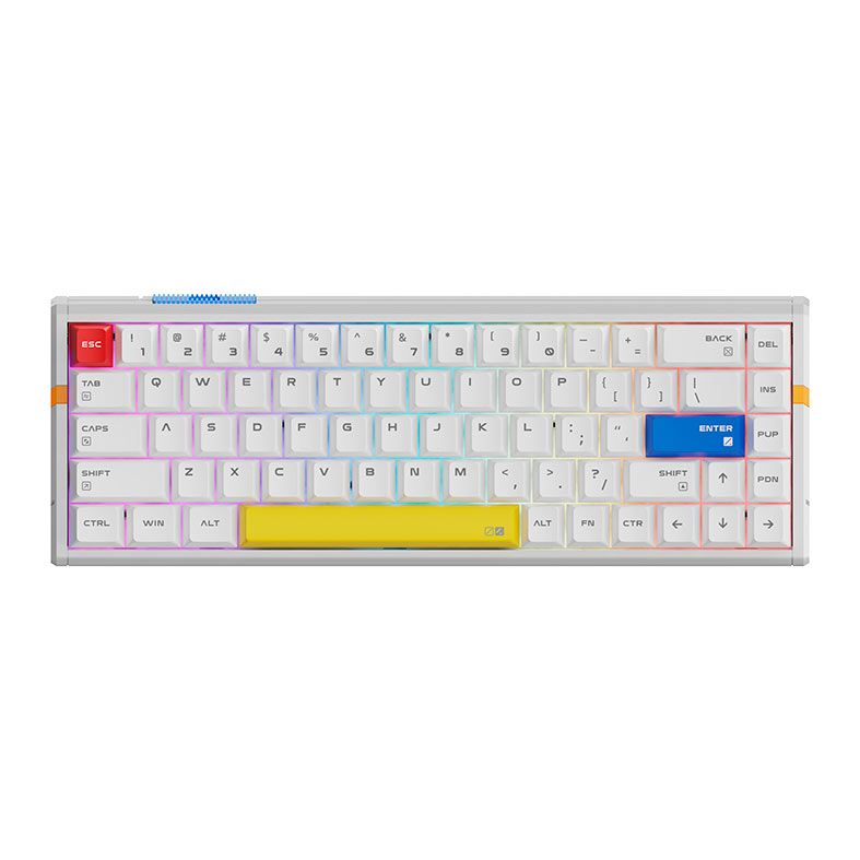 PRE VENDA - Teclado Magnetico ATK Gear RS6 Ultra, RGB, Switch TTC RGB Magneto, White Shadow Warrior, RS6-ULT-SKR-WRR