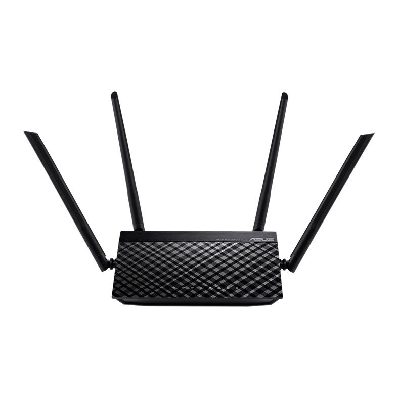 Roteador Asus RT-AC1200, Dual Band, 4 Antenas, Preto, RT-AC1200-V2
